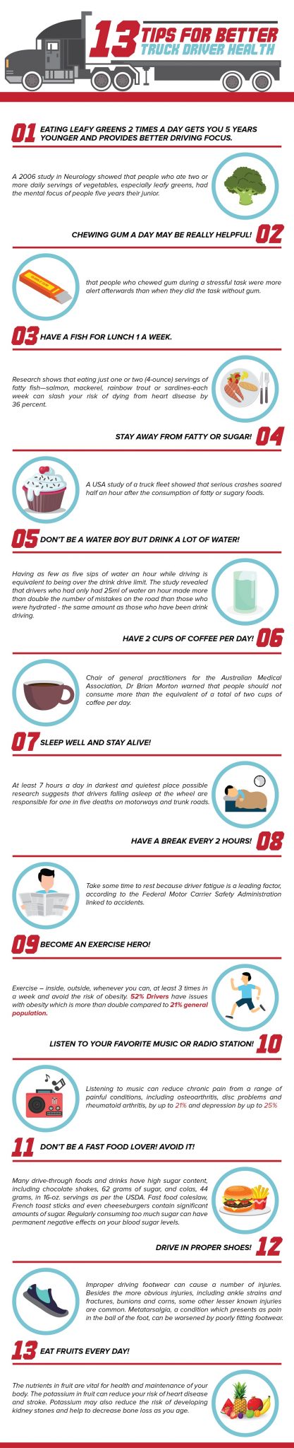 13 tips for better truck driver health