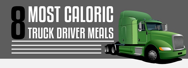 INFOGRAPHIC: 8 Most Caloric Truck Driver Meals
