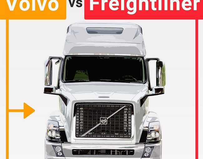 INFOGRAPHIC: Volvo vs Freightliner