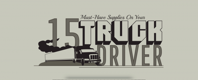 INFOGRAPHIC: 15 Must Have Truck Driver Supplies